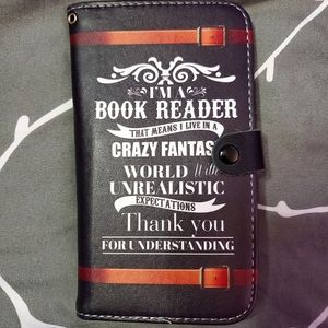 Book readers phone case